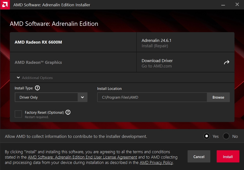 Checking iGPU driver is installed or not to fix lags and stutters because of AMD driver update