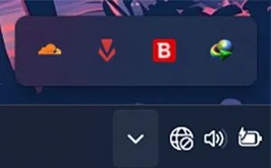 Cloudflare WARP in Tray